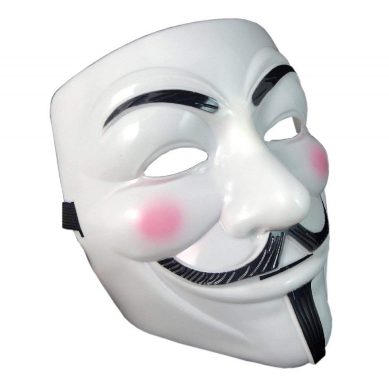 V For Vendetta Adult Costume Halloween Mask (Pack Of 1) (HM24)